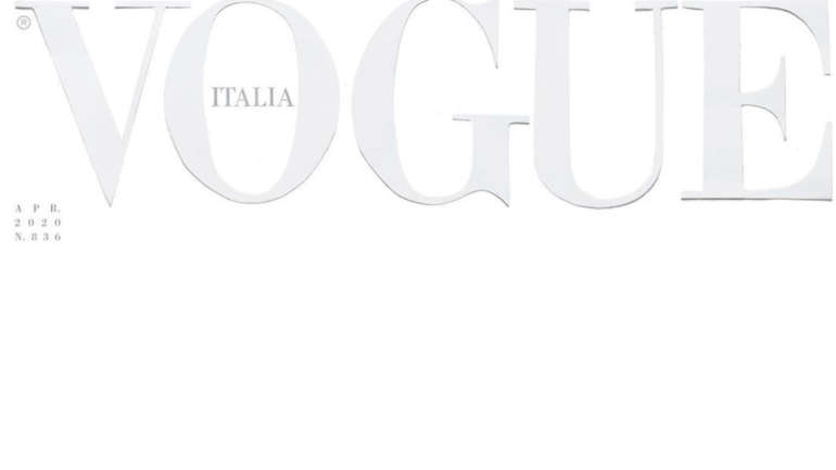 The WHITE cover. Vogue Italia